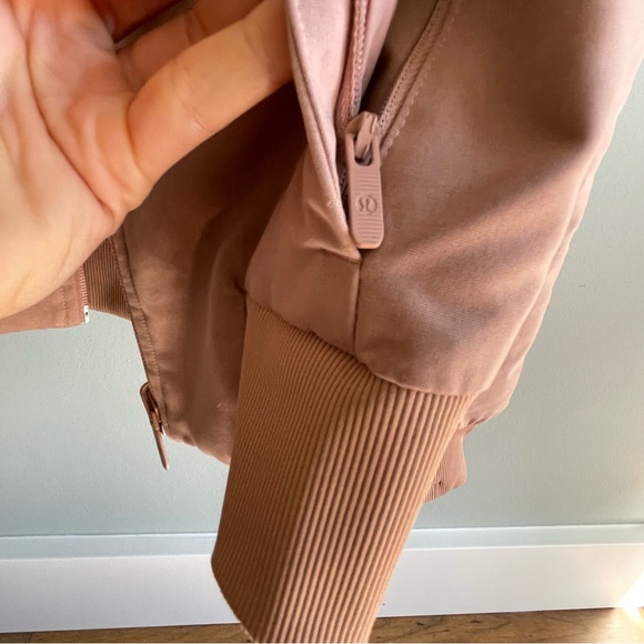 Lululemon Non-Stop Cotton Bomber Jacket size 6 - Picture 7 of 8